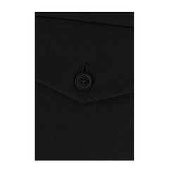 Pleated Gabardine Shorts - Black