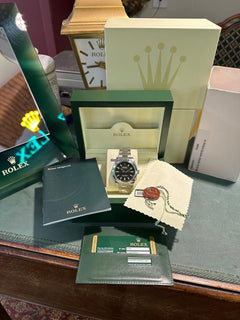 Rolex | Milgauss | ROLEX 116400GV FULL STICKERS MK1 FULL SET BLACK GREEN GLASS | Steel | 40 mm | Steel | Black | Automatic