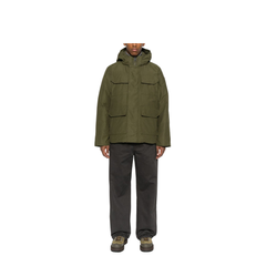 Army Green Cotton Blend Maitland Down Jacket