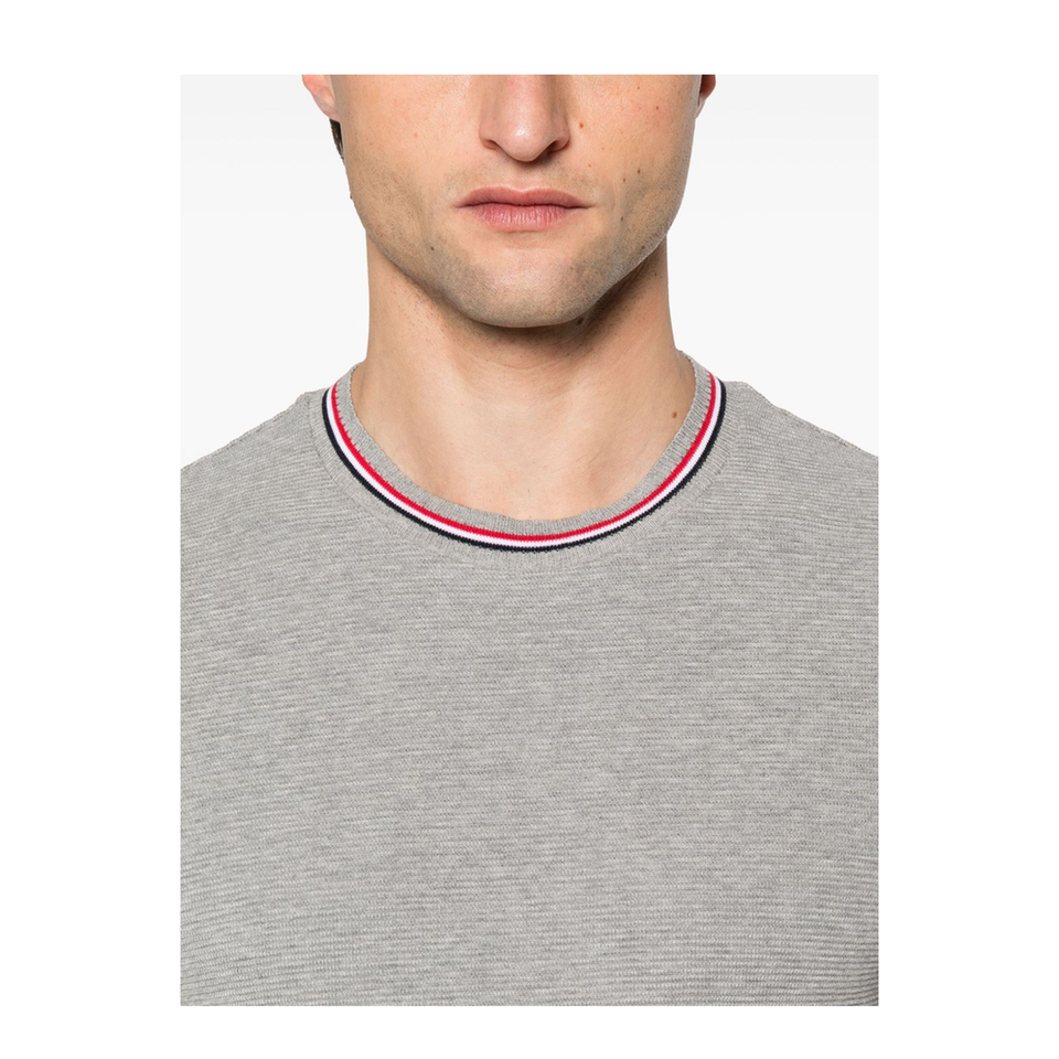 Cotton Waffle Rib Cuff T-Shirt