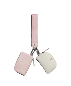 Lululemon Dual Pouch Wristlet Flush Pink/Bone