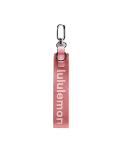 Lululemon Never Lost Keychain Deco Pink/Light Ivory