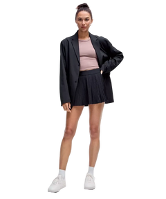 Lululemon Varsity High-Rise Pleated Tennis Skirt Black