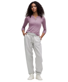 Lululemon Hold Tight Long-Sleeve Henley Lavender Lux