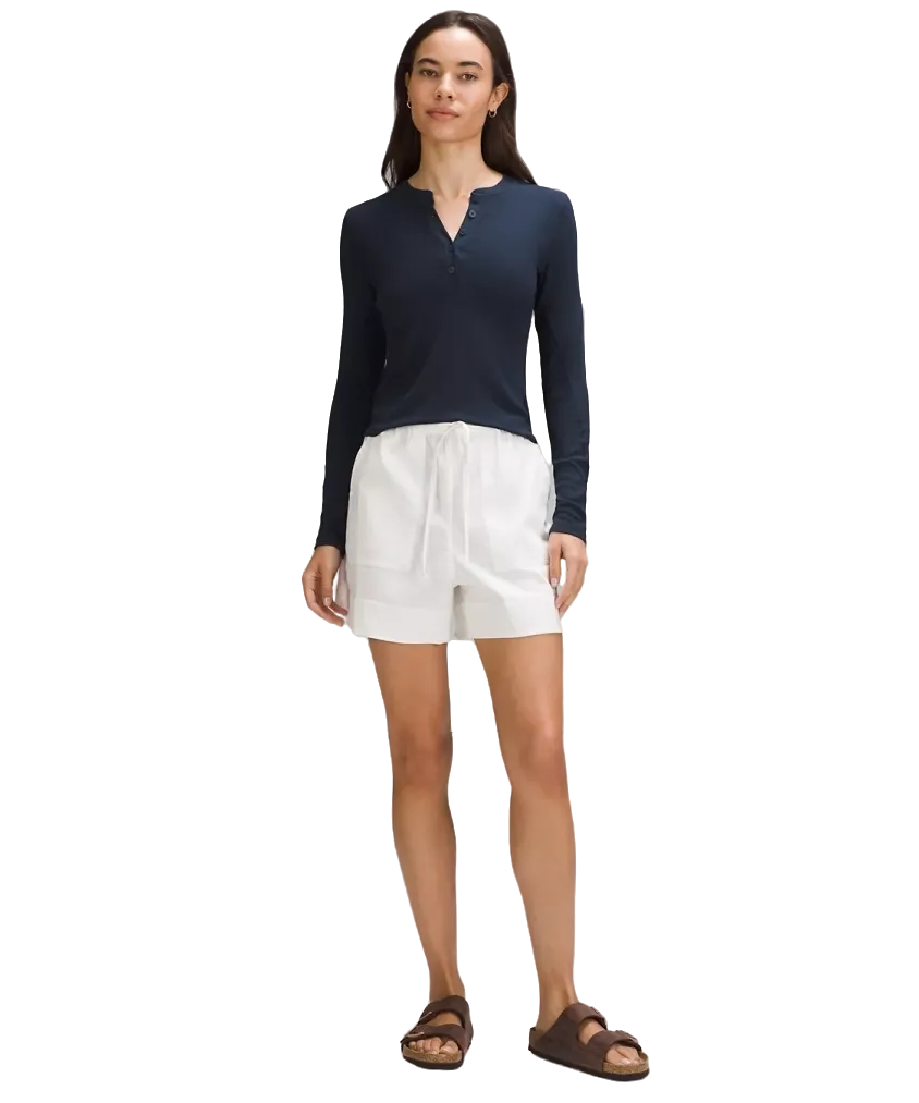 Lululemon Hold Tight Long-Sleeve Henley True Navy
