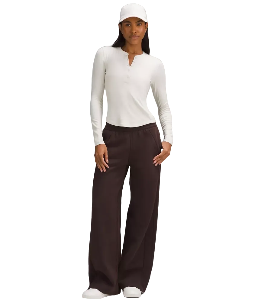 Lululemon Hold Tight Long-Sleeve Henley Bone