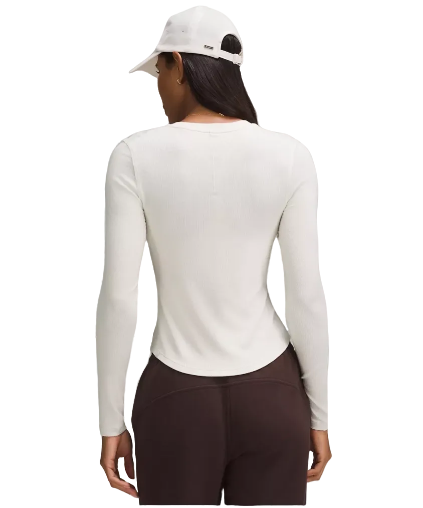 Lululemon Hold Tight Long-Sleeve Henley Bone