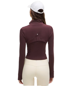 Lululemon Define Cropped Jacket Nulu Goodnight Plum