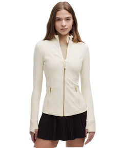 Lululemon Define Jacket Nulu Light Ivory/Gold