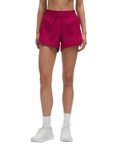 Lululemon Hotty Hot High-Rise Lined Shorts 4" Magenta Smoke
