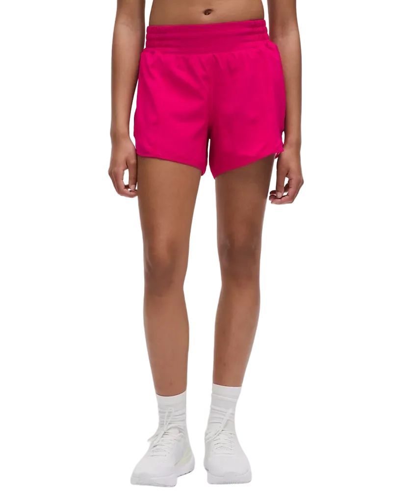 Lululemon Hotty Hot High-Rise Lined Shorts 4" Passionate