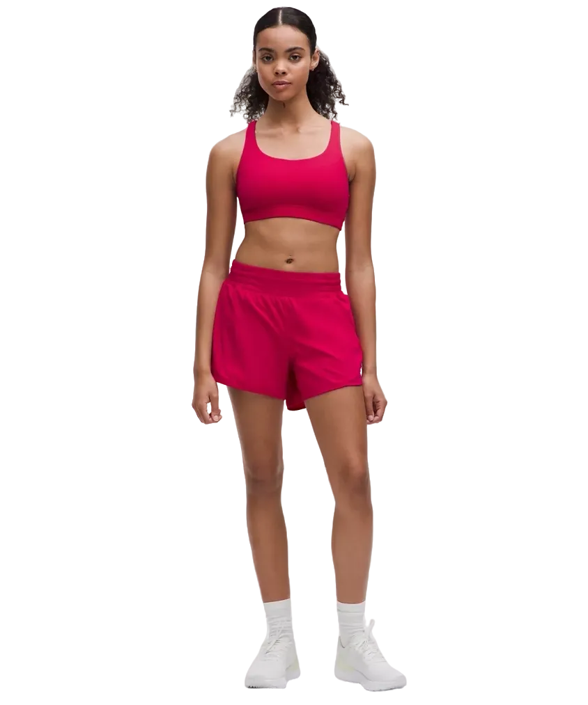 Lululemon Hotty Hot High-Rise Lined Shorts 4" Passionate