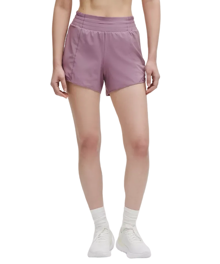 Lululemon Hotty Hot High-Rise Lined Shorts 4" Lavender Lux