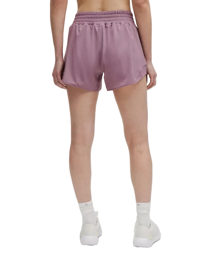 Lululemon Hotty Hot High-Rise Lined Shorts 4" Lavender Lux