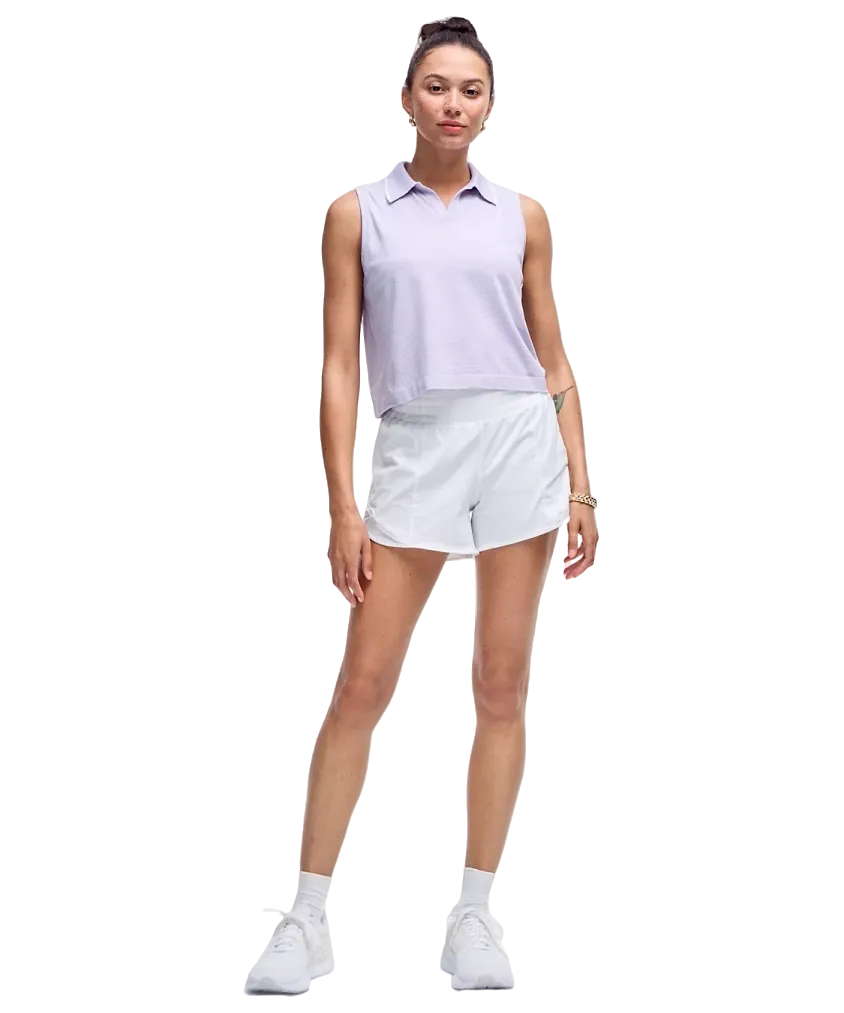 Lululemon Hotty Hot High-Rise Lined Shorts 4" White