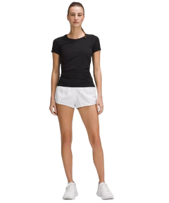 Lululemon Hotty Hot Low-Rise Lined Shorts 2.5" White
