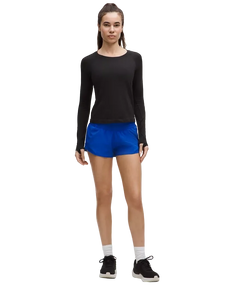 Lululemon Hotty Hot Low-Rise Lined Shorts 2.5" Galactic Cobalt