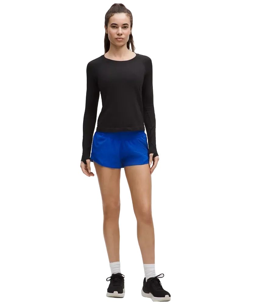 Lululemon Hotty Hot Low-Rise Lined Shorts 2.5" Galactic Cobalt