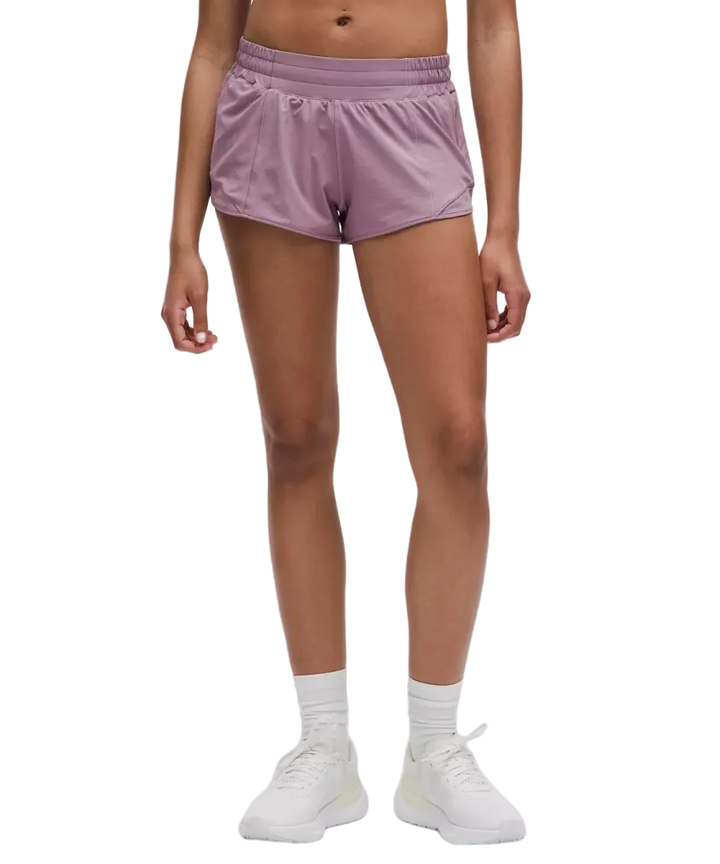 Lululemon Hotty Hot Low-Rise Lined Shorts 2.5" Lavender Lux
