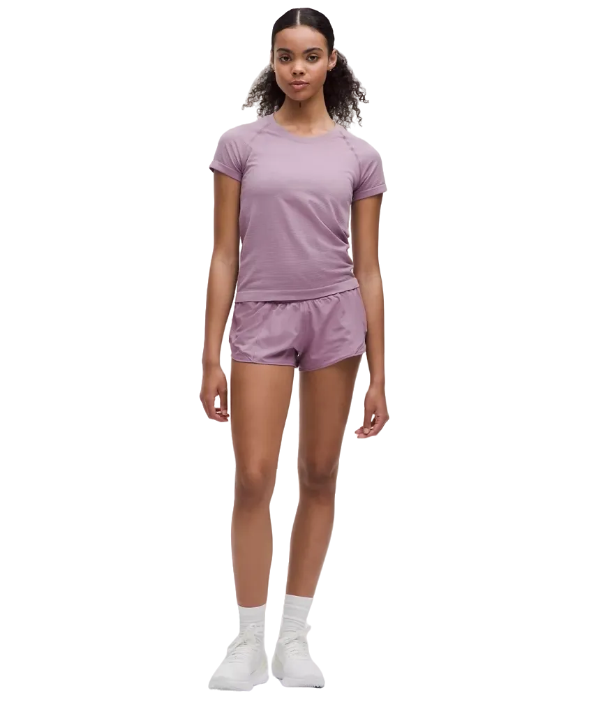 Lululemon Hotty Hot Low-Rise Lined Shorts 2.5" Lavender Lux