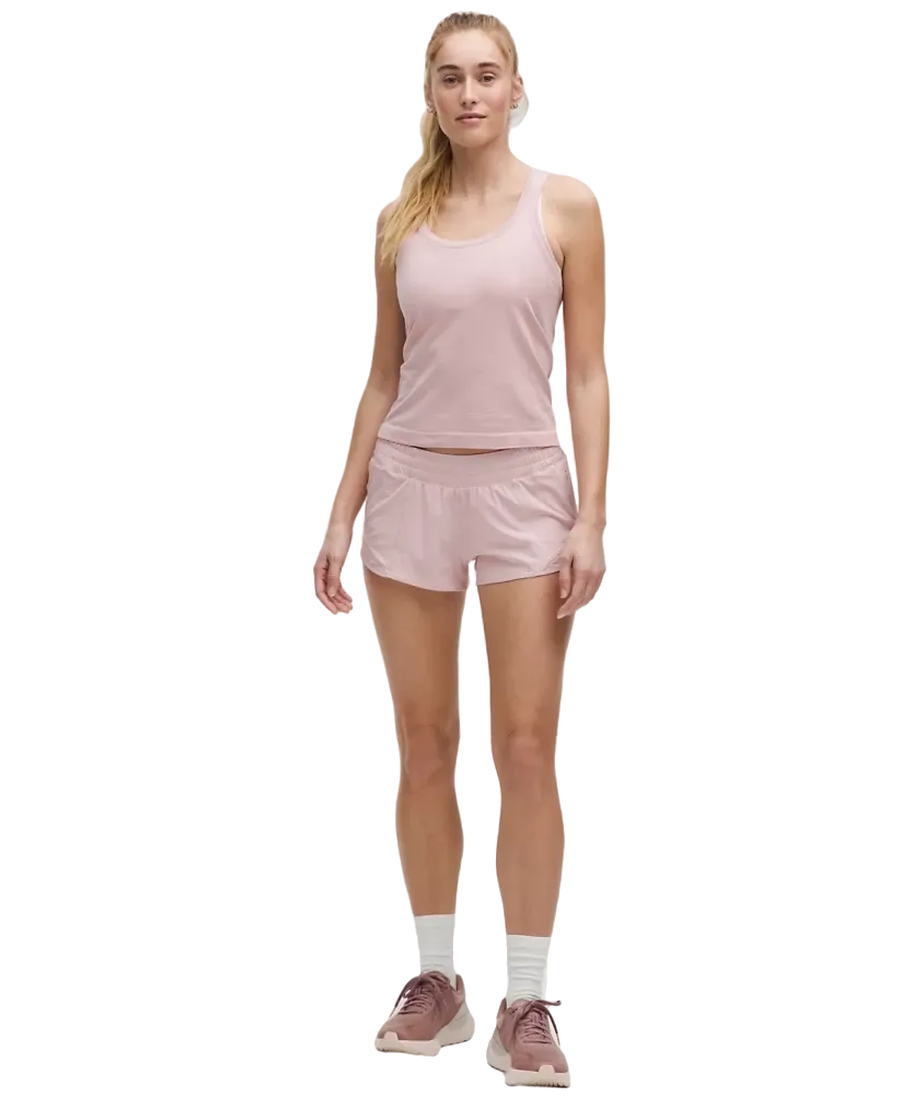 Lululemon Hotty Hot Low-Rise Lined Shorts 2.5" Pink Haze