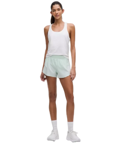 Lululemon Fast and Free High-Rise Classic-Fit Split Shorts 3" Mint Breeze