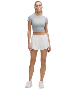 Lululemon Fast and Free High-Rise Classic-Fit Split Shorts 3" White