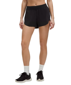 Lululemon Fast and Free High-Rise Classic-Fit Split Shorts 3" Black
