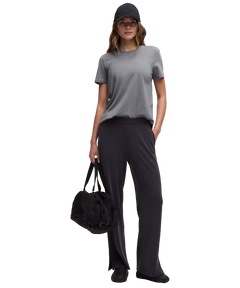 Lululemon Love Curved-Hem Crewneck T-Shirt Solar Grey