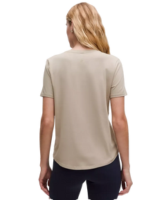 Lululemon Love Curved-Hem Crewneck T-Shirt Sheer Oak