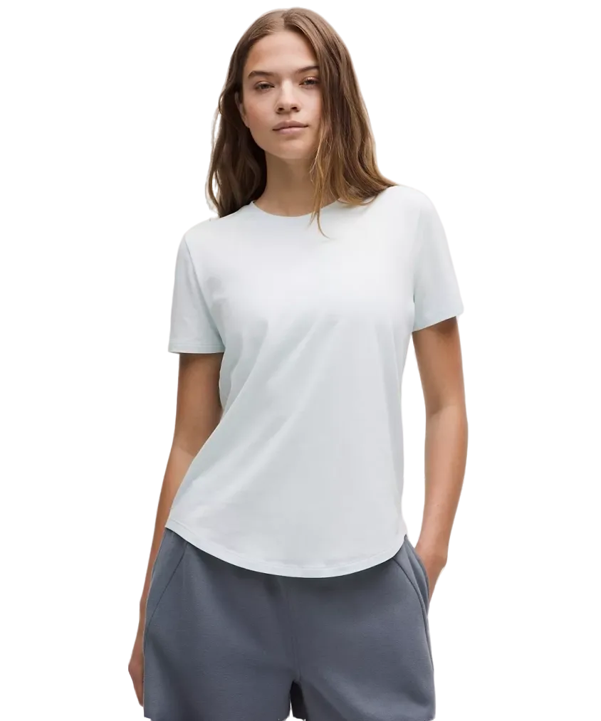 Lululemon Love Curved-Hem Crewneck T-Shirt Mint Breeze