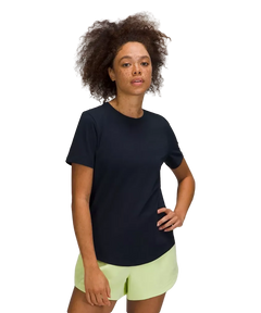 Lululemon Love Curved-Hem Crewneck T-Shirt True Navy