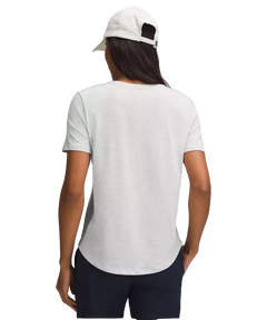 Lululemon Love Curved-Hem Crewneck T-Shirt Heathered Core Ultra Light Grey