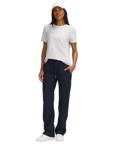 Lululemon Love Curved-Hem Crewneck T-Shirt Heathered Core Ultra Light Grey