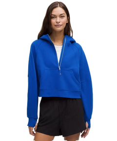 Lululemon Scuba Oversized Half-Zip Hoodie Galactic Cobalt