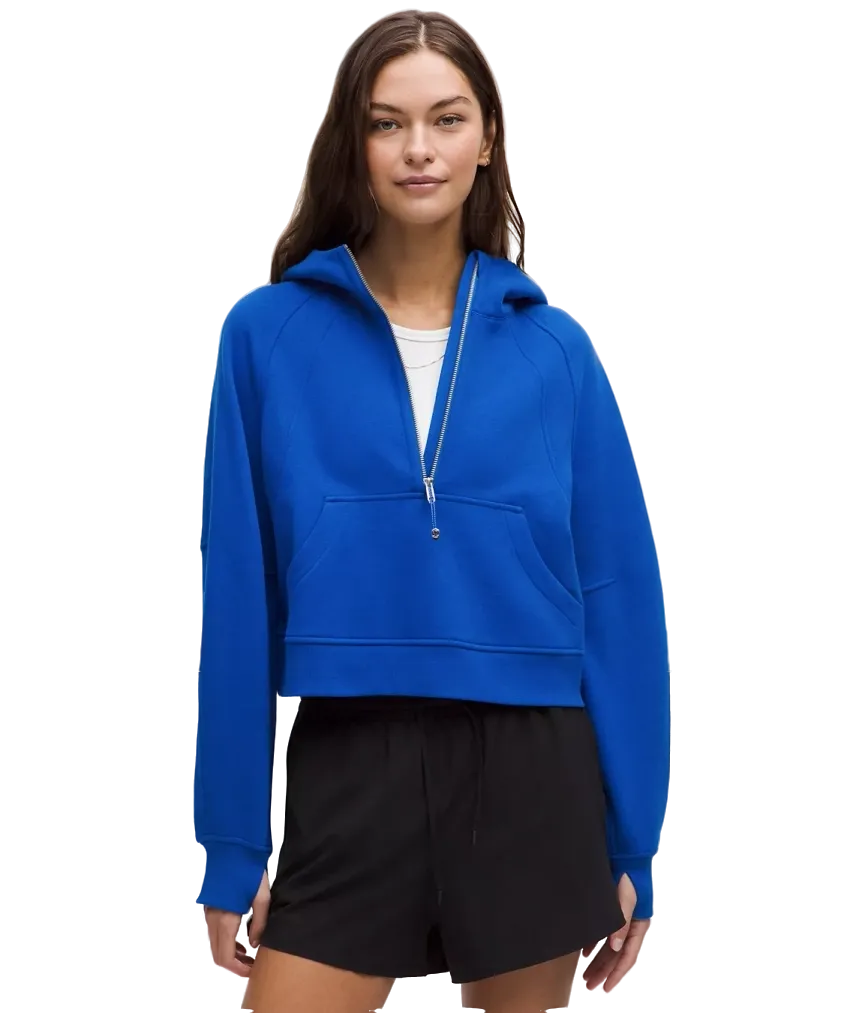 Lululemon Scuba Oversized Half-Zip Hoodie Galactic Cobalt