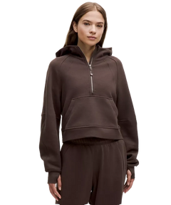 Lululemon Scuba Oversized Half-Zip Hoodie Espresso