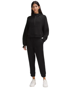 Lululemon Scuba Oversized Half-Zip Hoodie Black