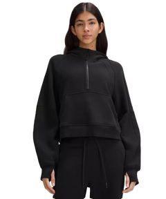 Lululemon Scuba Oversized Half-Zip Hoodie Black