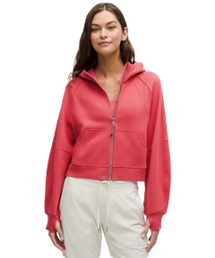 Lululemon Scuba Oversized Full-Zip Hoodie Desert Red