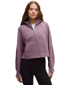 Lululemon Scuba Oversized Full-Zip Hoodie Lavender Lux/Mirror Silver