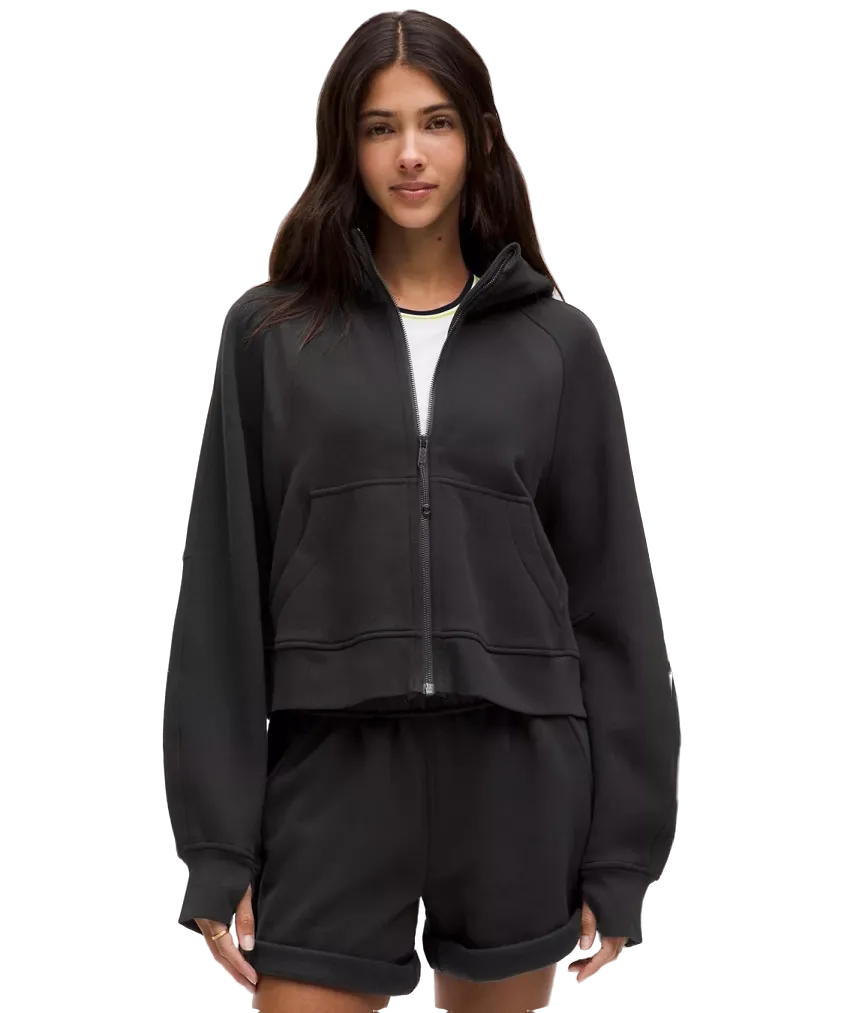 Lululemon Scuba Oversized Full-Zip Hoodie Black