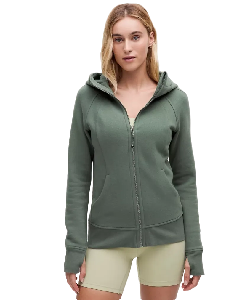 Lululemon Scuba Full-Zip Hoodie Dark Forest