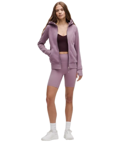 Lululemon Scuba Full-Zip Hoodie Lavender Lux/Mirror Silver