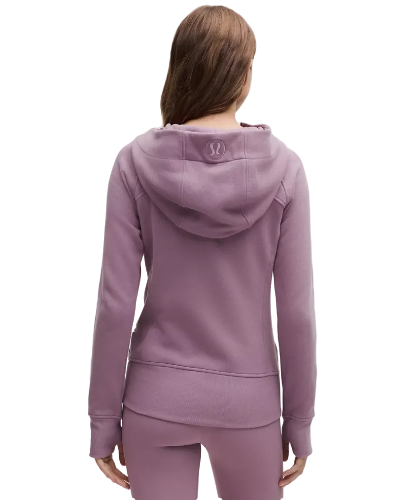 Lululemon Scuba Full-Zip Hoodie Lavender Lux/Mirror Silver