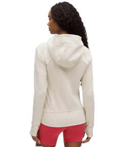 Lululemon Scuba Full-Zip Hoodie Heathered Light Ivory/Gold