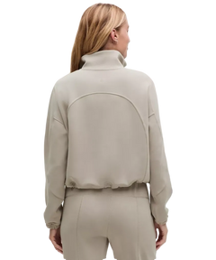 Lululemon Brushed Softstreme Half Zip Riverstone