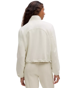 Lululemon Brushed Softstreme Half Zip Bone