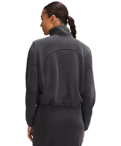 Lululemon Brushed Softstreme Half Zip Black