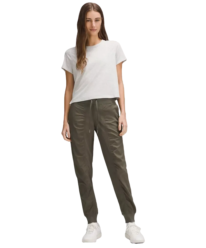 Lululemon Dance Studio Mid-Rise Jogger Full Length Army Green